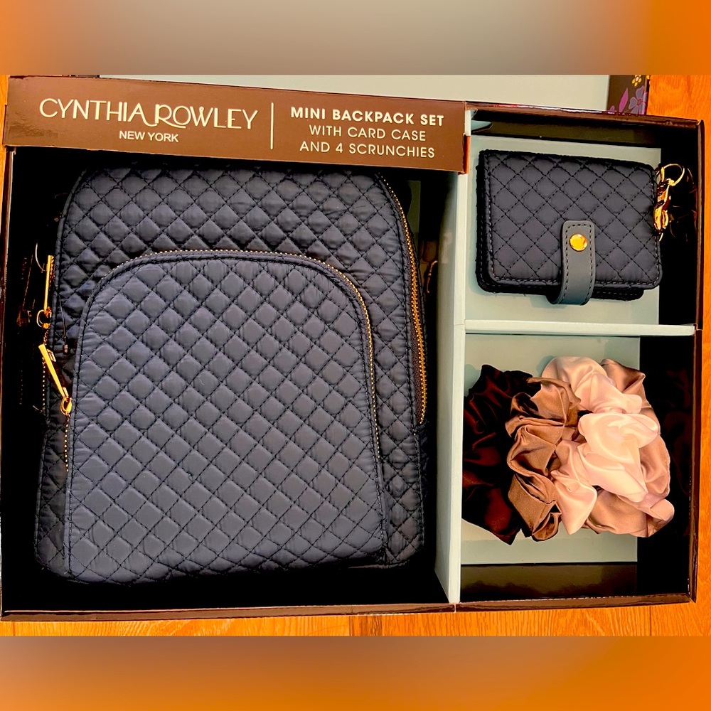 CYNTHIA ROWLEY NEW YORK  Mini Backpack Set